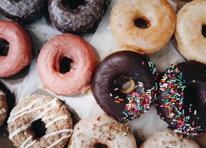 table of donuts to show Best Donuts in Woodland Hills