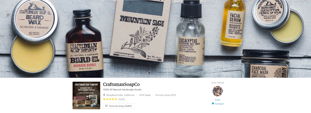 100 All Natural Handmade Goods by CraftsmanSoapCo on Etsy