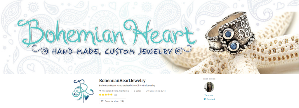 Bohemian Heart Hand crafted One Of A Kind by BohemianHeartJewelry