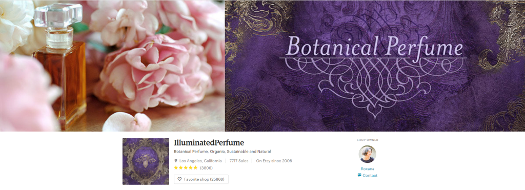 Botanical Perfume Organic Sustainable and by IlluminatedPerfume