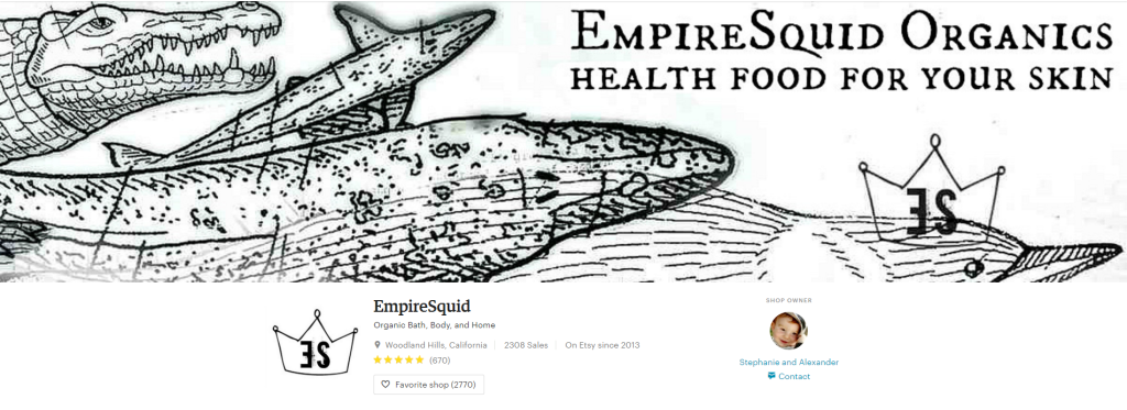 Organic Bath Body and Home by EmpireSquid on Etsy