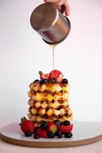 waffles with fruit to show waffles in Woodland Hills