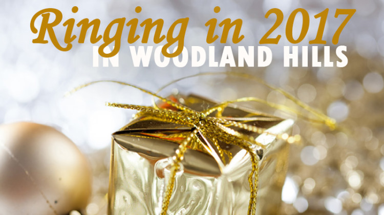 Ringing in the 2017 New Year in woodland hills