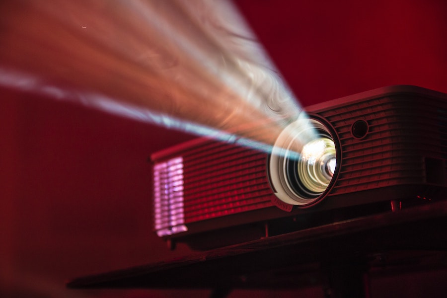 movie projector for drive-in theater