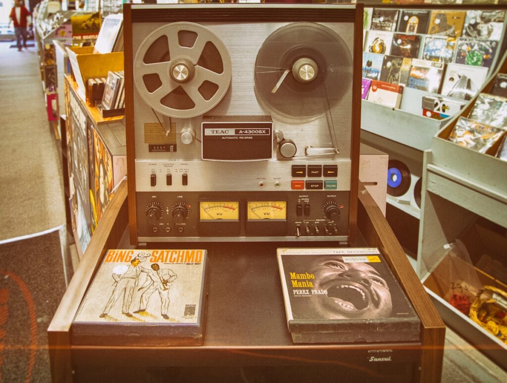 record stores in woodland hills - tape player