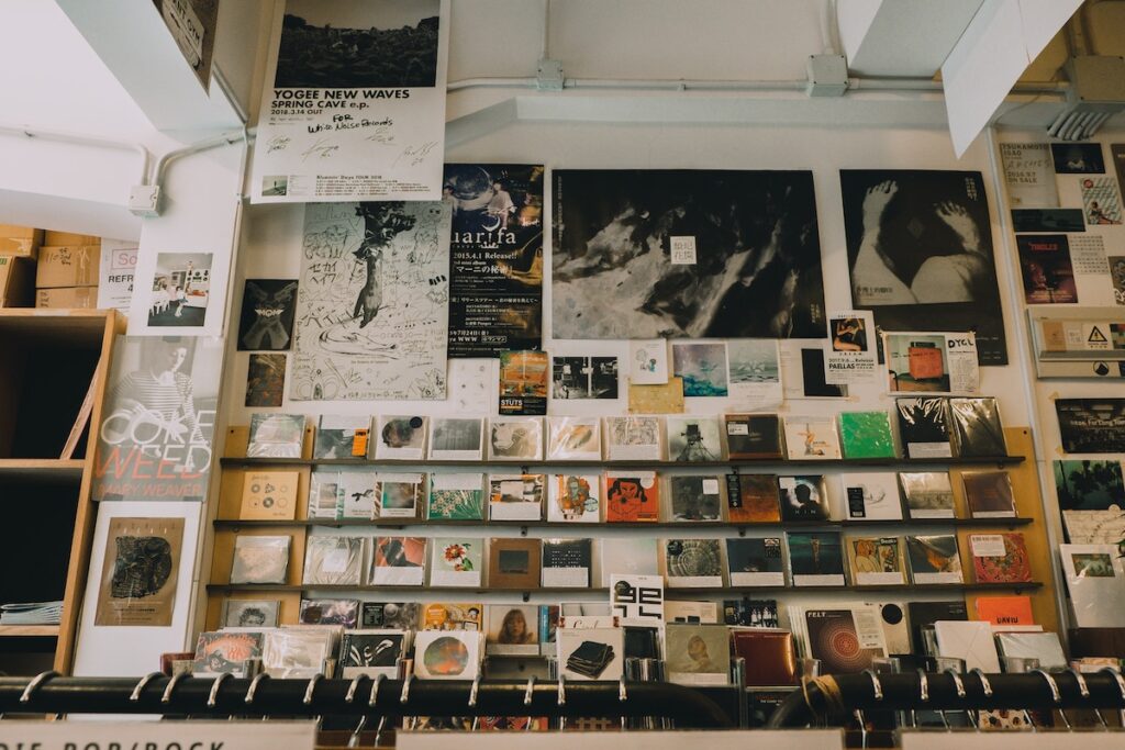record stores in woodland hills - vinyl wall